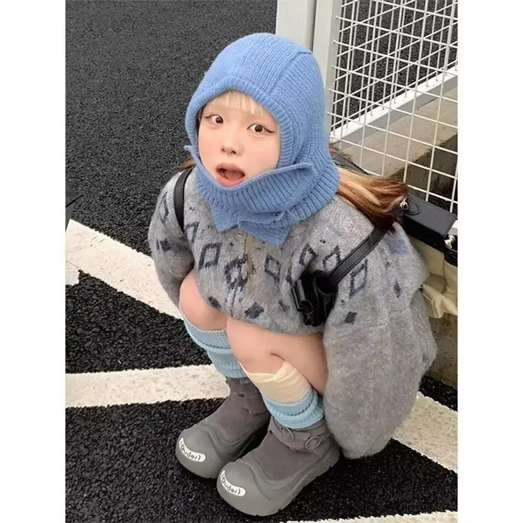 

Осень-зима, вязаный свитер с v-образным вырезом, кардиган, мужской цветной повседневный свободный крой, длинная верхняя одежда све, мягкий полиэстер