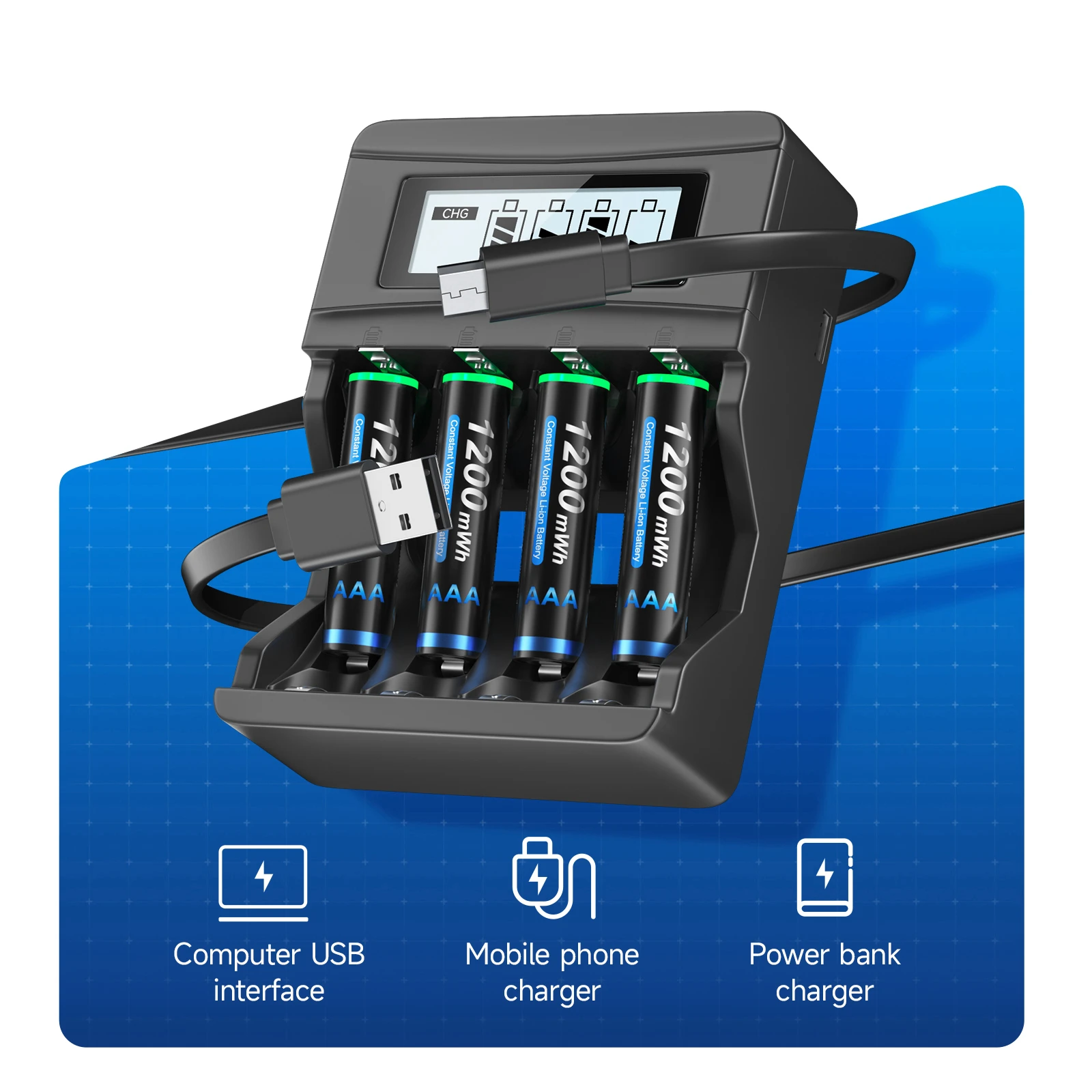 Akumulator litowy 2A + 3A 1,5 V AA 3000 mWh / AAA 1200 mWh 1,5 V Akumulatory litowo-jonowe do pilota do zabawek Akumulator aa aaa