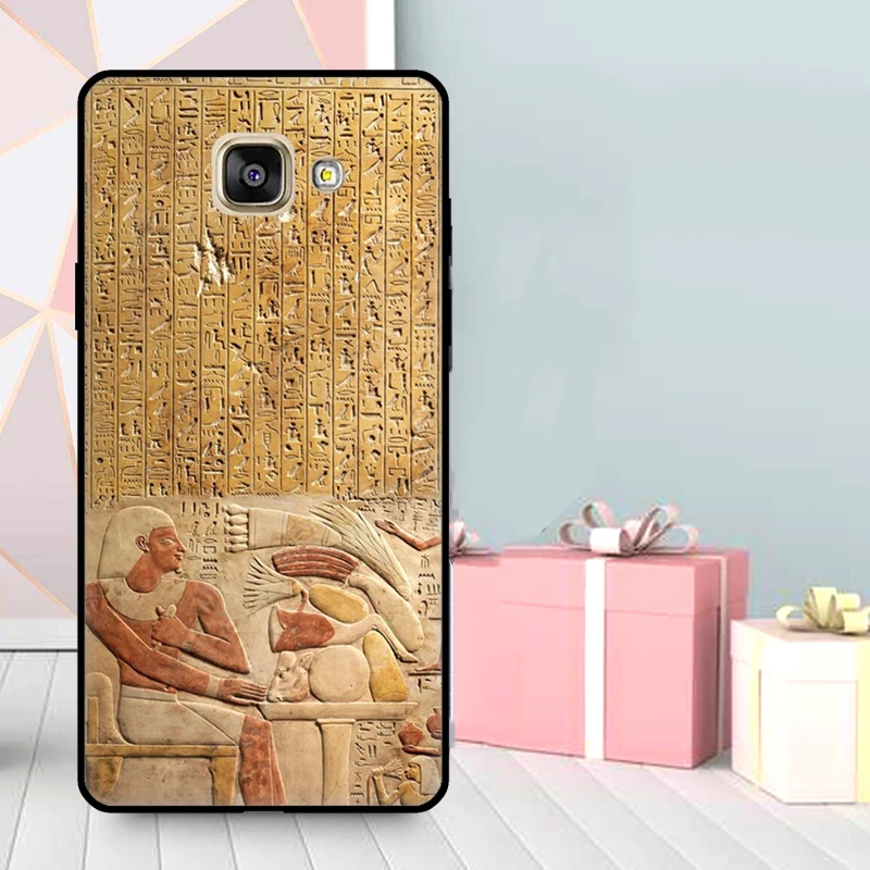 Egypt Pharaoh Mural Cover For Samsung Galaxy J4 J6 Plus A6 A7 A8 A9 J8 2018 J1 J3 J5 J7 2016 A3 A5 2017 Case