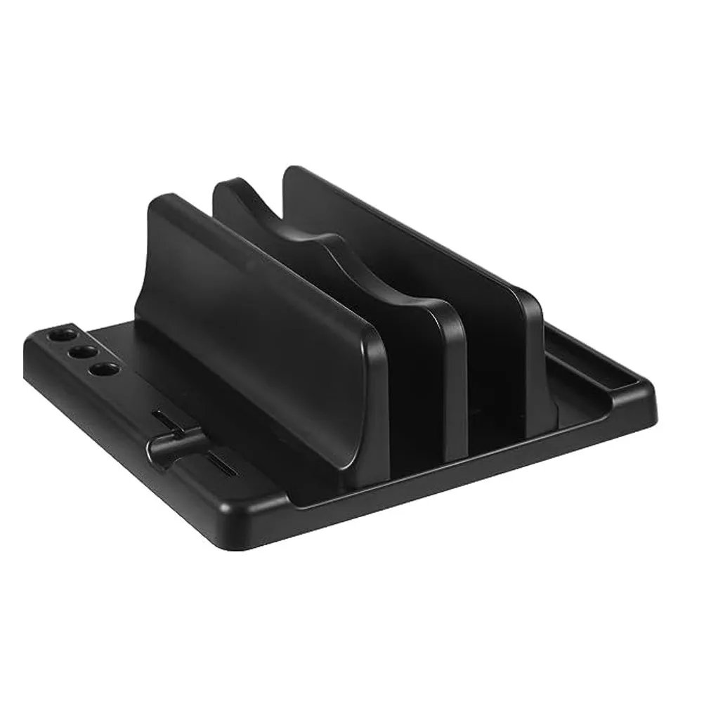 

Vertical Adjustable Laptop and Book Stand Ergonomic Desktop Organizer Rack for Reading Cooking Recipe Books Tablet Document