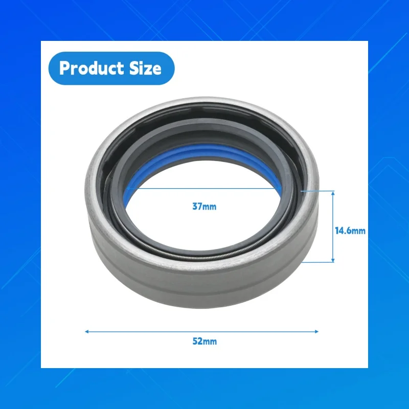 

DMHUI high - quality agricultural machinery oil seals,size 37x52x14.6mm COMBI SF6 style，applicable to Corteco 12019338B