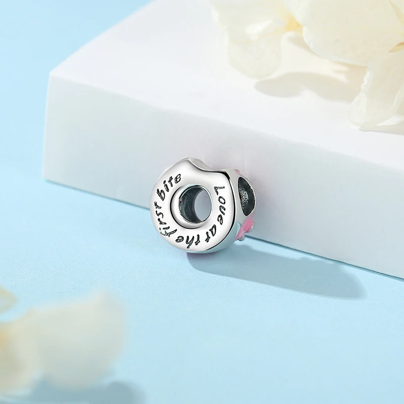 Original 925 Sterling Silver Charms Love Heart Pendant Beads Fit Pandora Bracelets Necklaces Women Jewelry Valentine\'s Day Gift