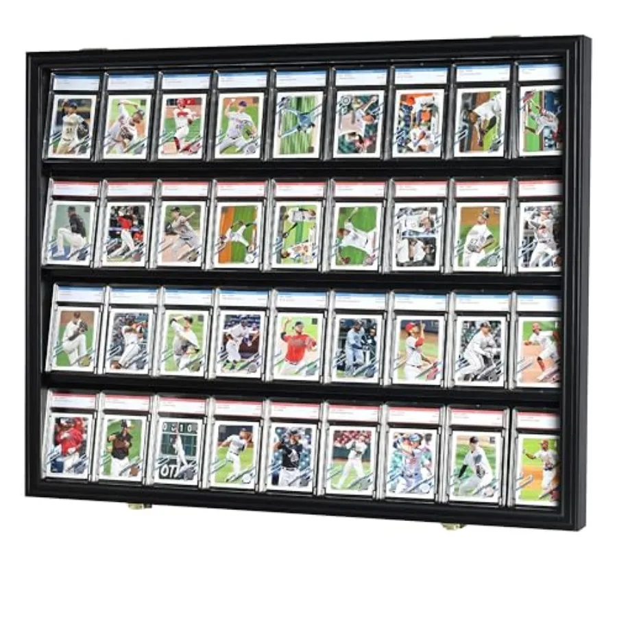 

Pro-Collector's Graded Sports Card Display Case for Football Baseball Basketball Hockey Comic Trading Cards 98% UV Protection H