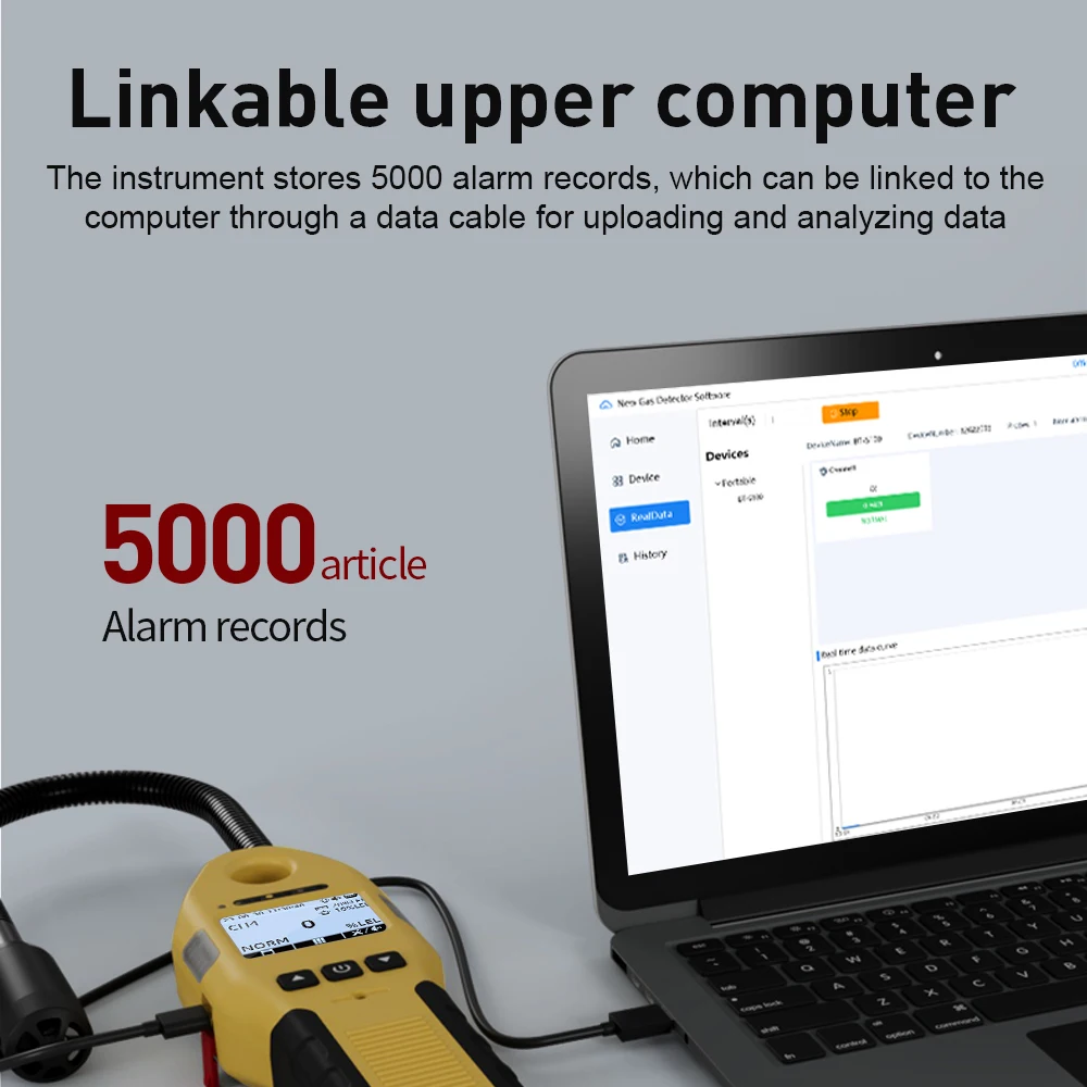 

Bosean-Combustible Gas Leak Detector with Sound and Vibration Alarm, Monitoring Analyzers, H2S