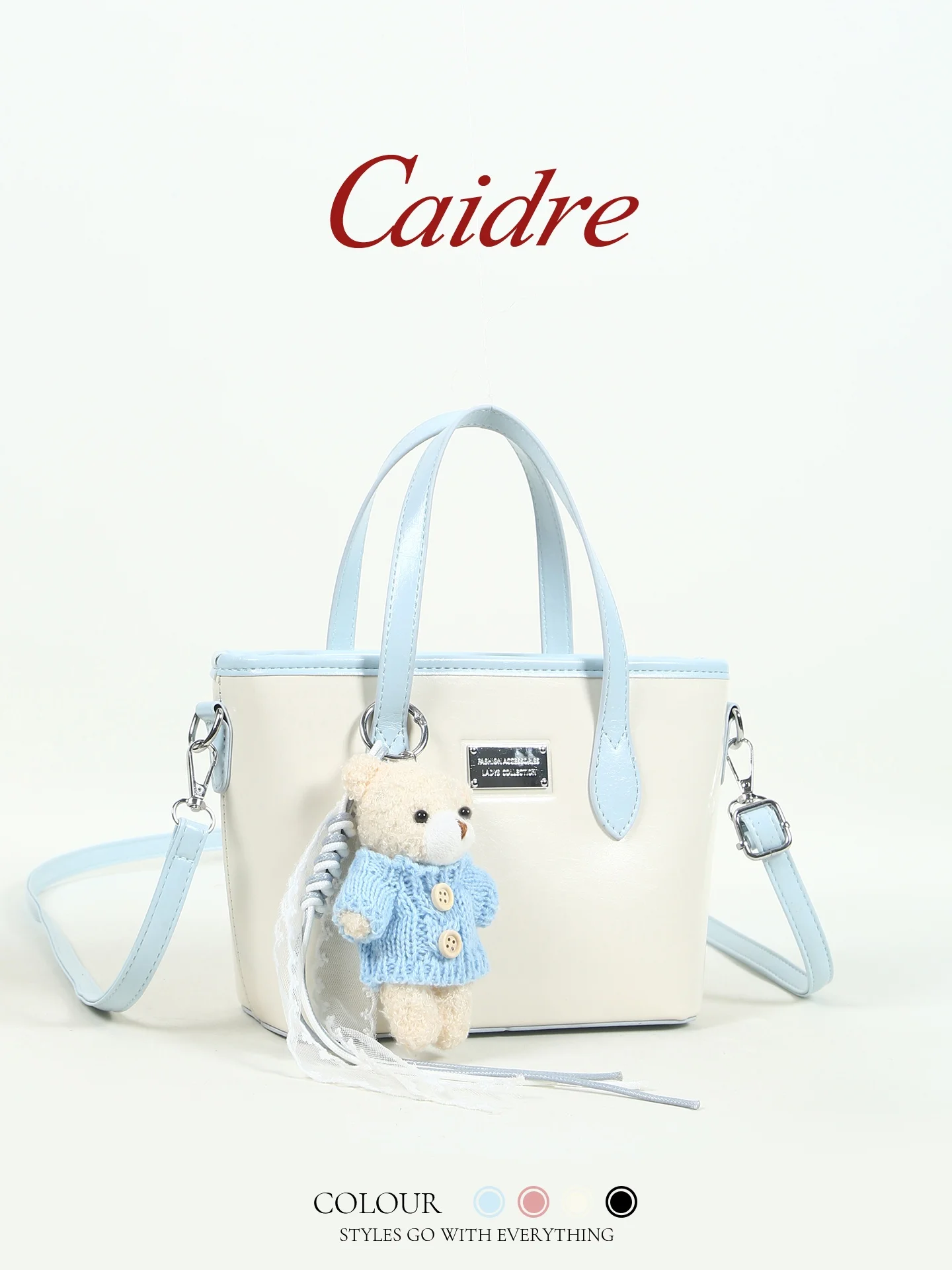 

Caidre Cute Little Basket Handbag Birthday Gift Elegant Small Shoulder Bag Crossbody Soft Handle Women's Fashion Bag