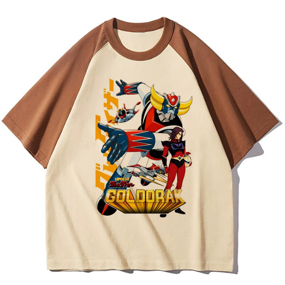 Goldorak tshirt women summer funny t shirt female anime 2000s clothes