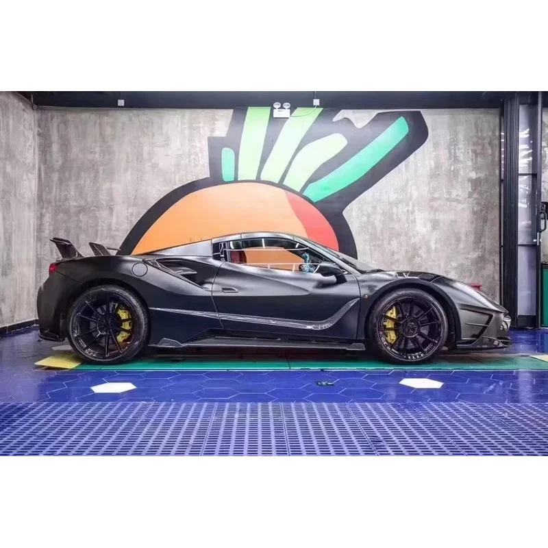 488 Body Kit Auto Parts 488 Upgrade MSY Style Front and rear bumper spoiler Carbon Fiber Body Kit High Quality Hot Selling