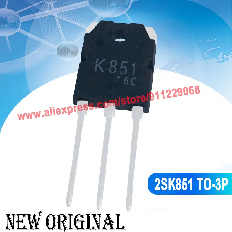 (5 Pieces) K2038 2SK2038 TO-3P 800V 5A / 2SK1081 800V 7A / 2SK2258 1000V 4A / 2SK851 K851 250V 30A TO-3P