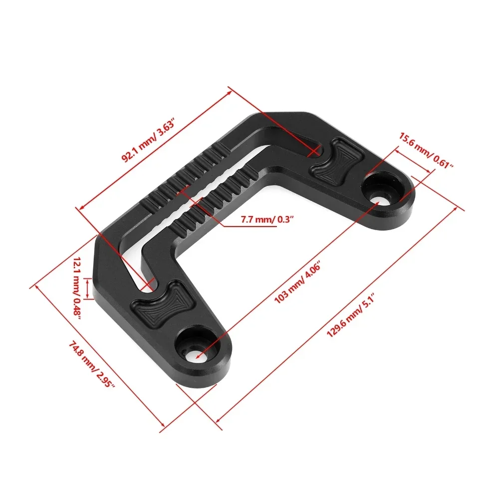 For Jeep Wrangler JL/JLU 2018-2022 Front Engine Hood Spot Light Mount Bracket A-pillar Light Mount Holder for Gladiator JT 20-22