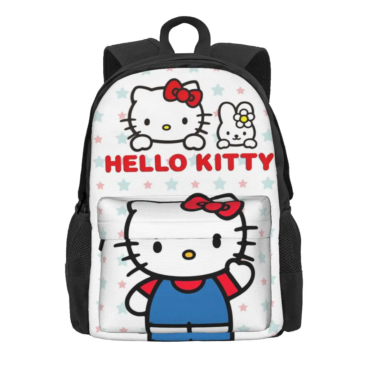 Cartoon Cute Hello Kitty Women Backpack Mochila Children School Bag HelloKitty Laptop Rucksack Kids Large Travel Rucksack