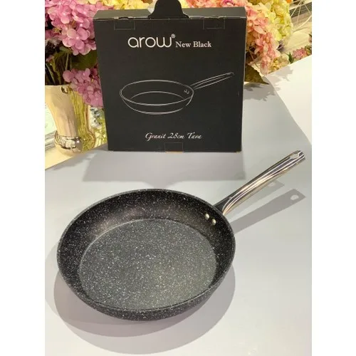 Arow Arw 28CM Black Granite Pan