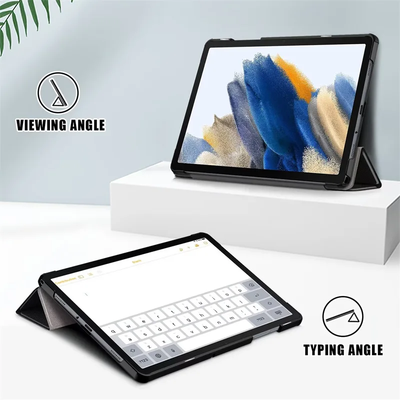 Dreifach Faltbare Hülle für Samsung Tab A11 Plus 11 Zoll mit Auto-Wach-Schlaf-Funktion Stoßfeste Abdeckung – Detail 2
