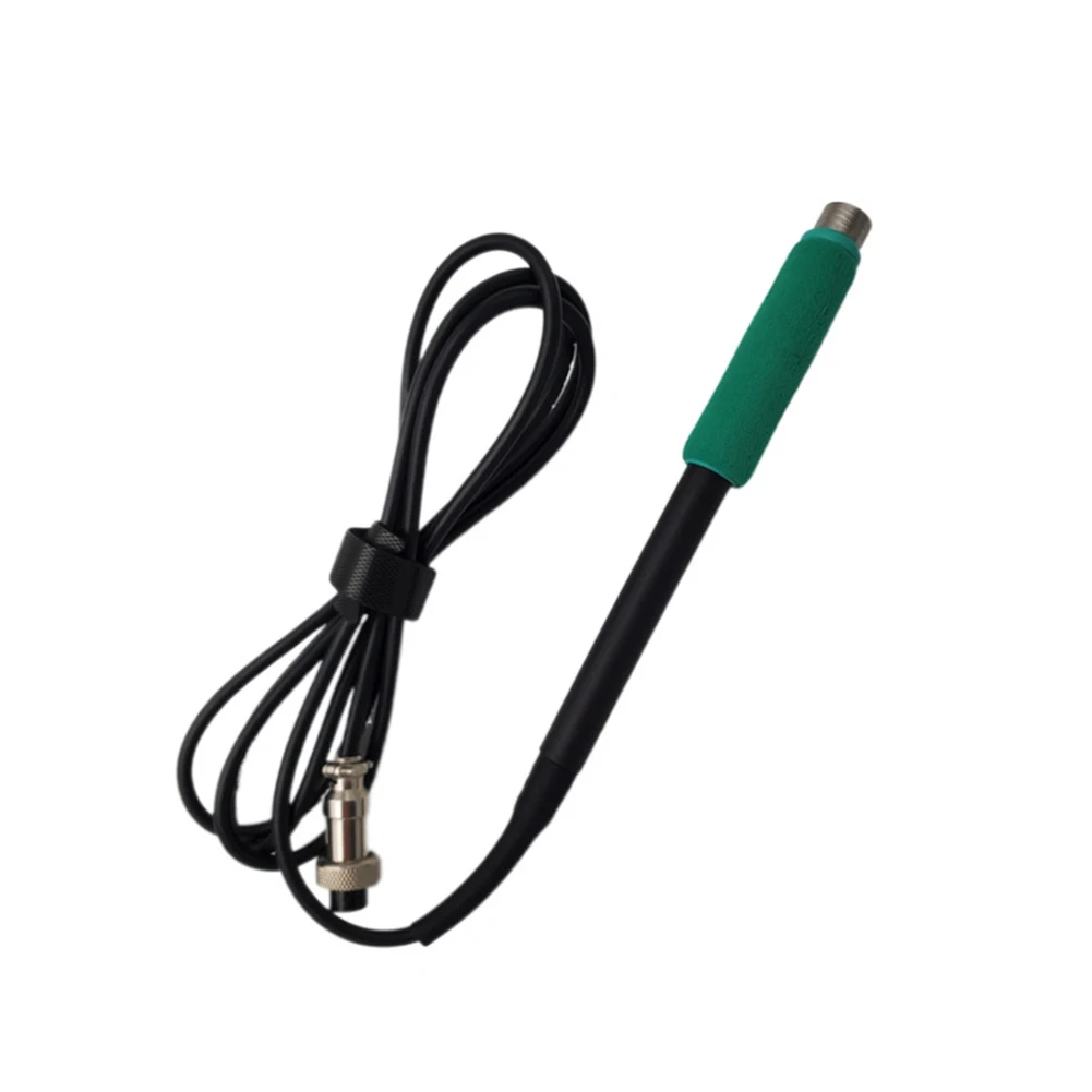 Soldering Iron Kit For CFor 245 Handle Plug and Play Design High Temperature Resistant Silicone Wire Green+Black