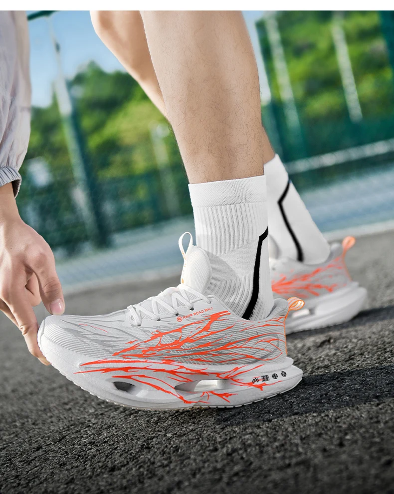 Herren-Sneaker mit Carbonplatte, Laufschuhe, leichte, atmungsaktive, stoßdämpfende Tennis-, Sport- und Marathon-Schuhe für das Training – Detail 25