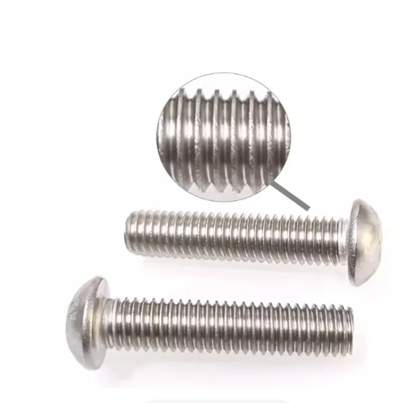 5-50pcs ISO7380 304 allen socket head screw  M2 M2.5 M3 M4 M5 M6 M8 Hexagon Socket Button Head  Screws