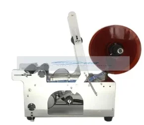 Mt50 Semi-Automatische Glas Metalen Ronde Fles Etiketteermachine Etikettering Verpakkingsmachine 220V/ 110V