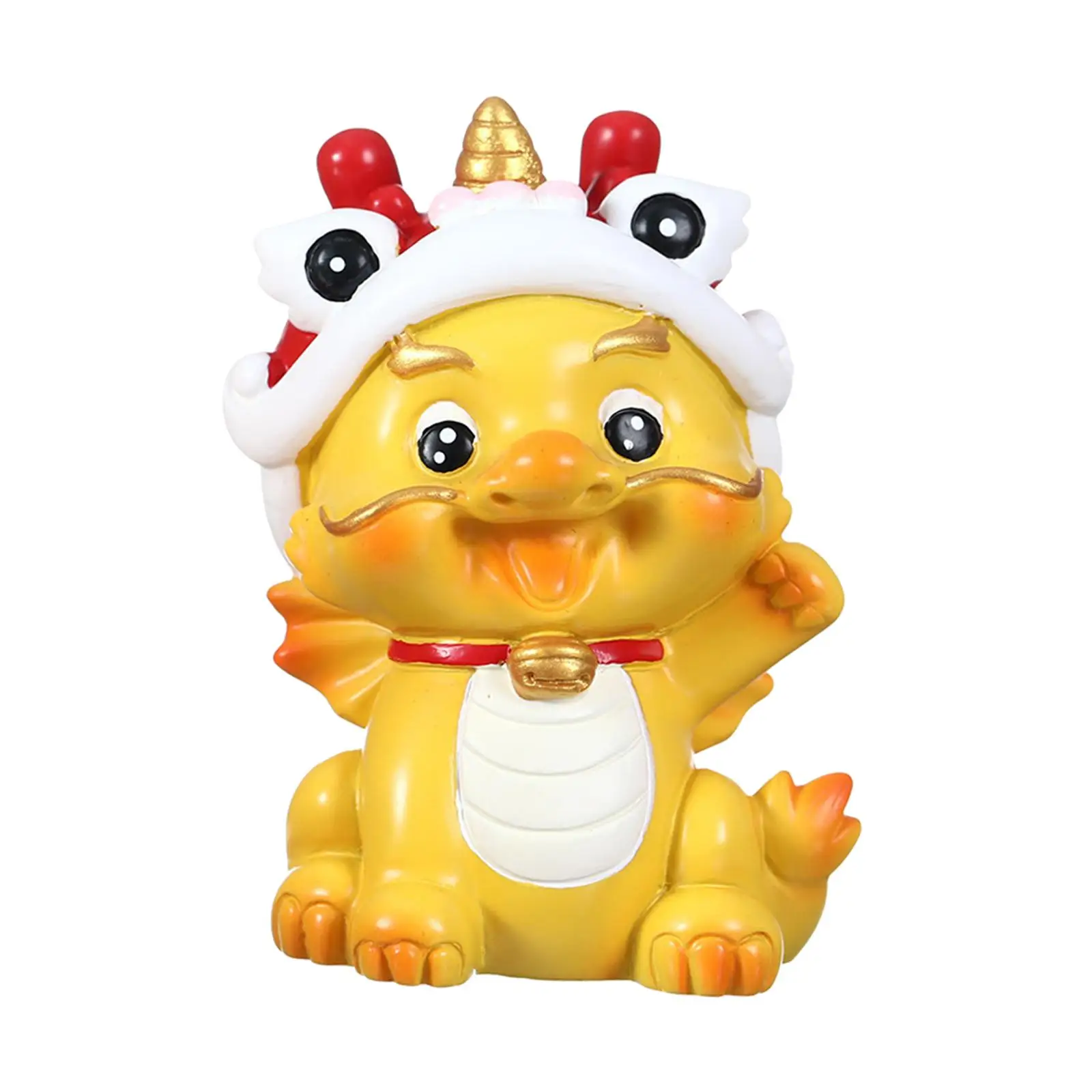Desktop Ornament Creative Mini Dragon Figurine for Shelf Living Room Cabinet
