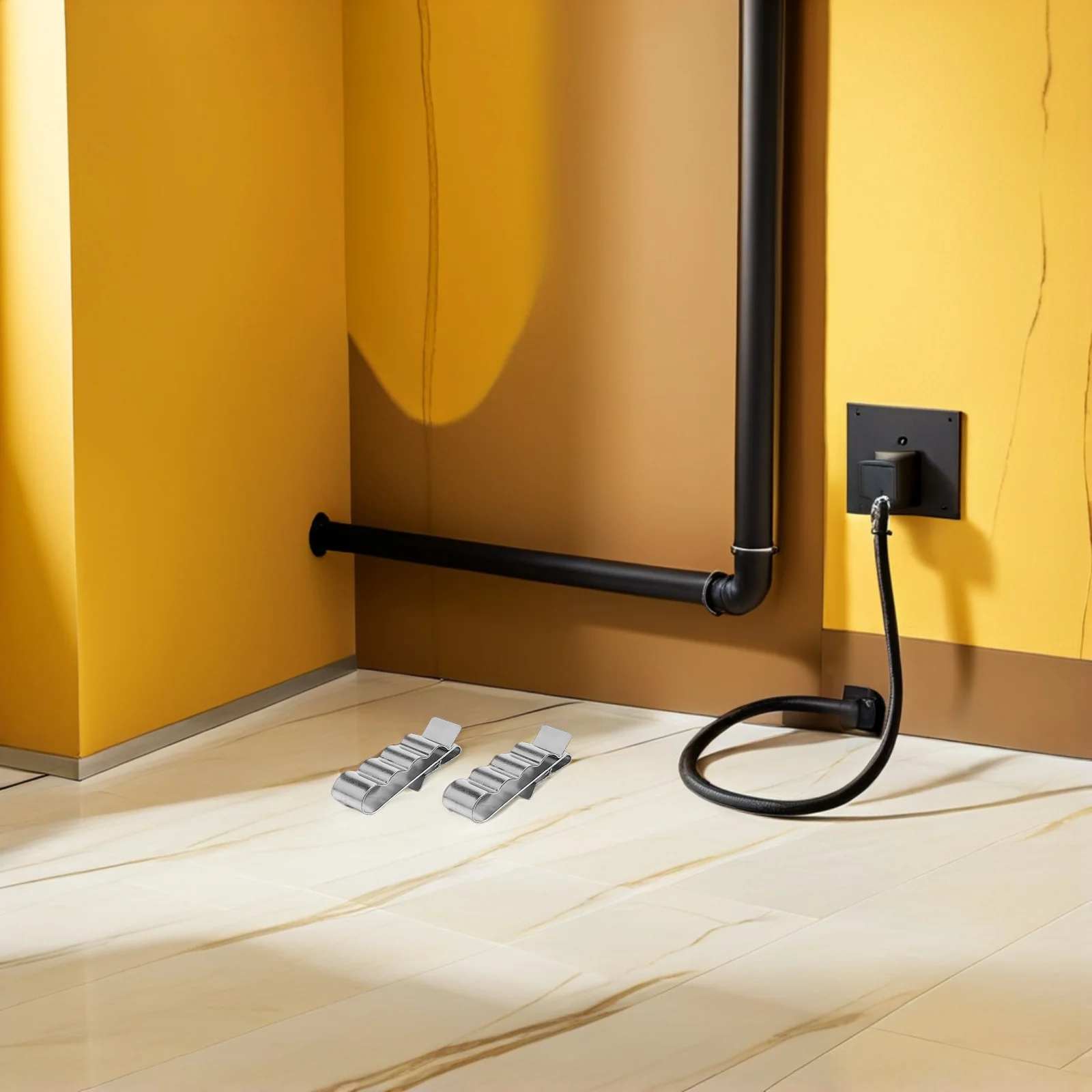 

30Pcs Long Lasting Cable Clamp Neat Arrangement for Power Transmission Solar Panel Wiring Frame Clip Photovoltaic Cable Clamp