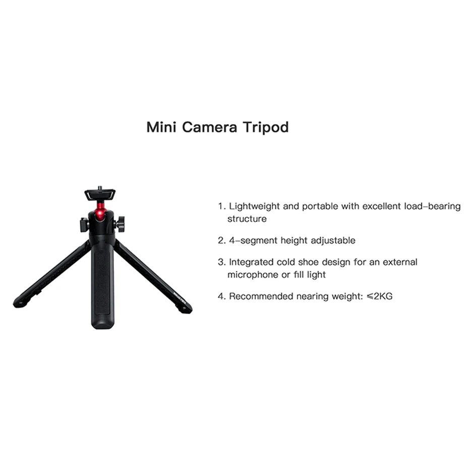 Hollyland Wireless Microphone Mounting Accessories Multifunctional Tripod for Lark 150 Lark M1