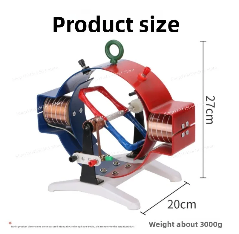 Motor Principle Illustrator: DC Electric Motor Model, Physics Lab Equipment for Electrical Experiment Tools