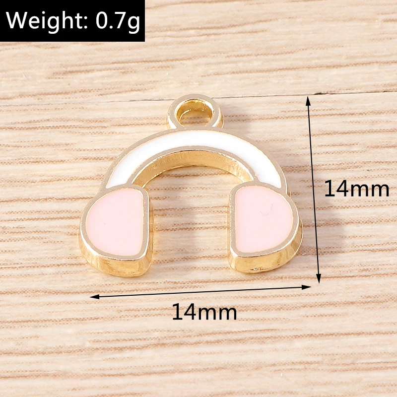 Tusember 10 Stück Niedliche Emaille-Gitarren-Musik-Anhänger für Schmuckherstellung DIY Musikalische Ohrringe Anhänger Halsketten Armbänder Bastelbedarf – Detail 11