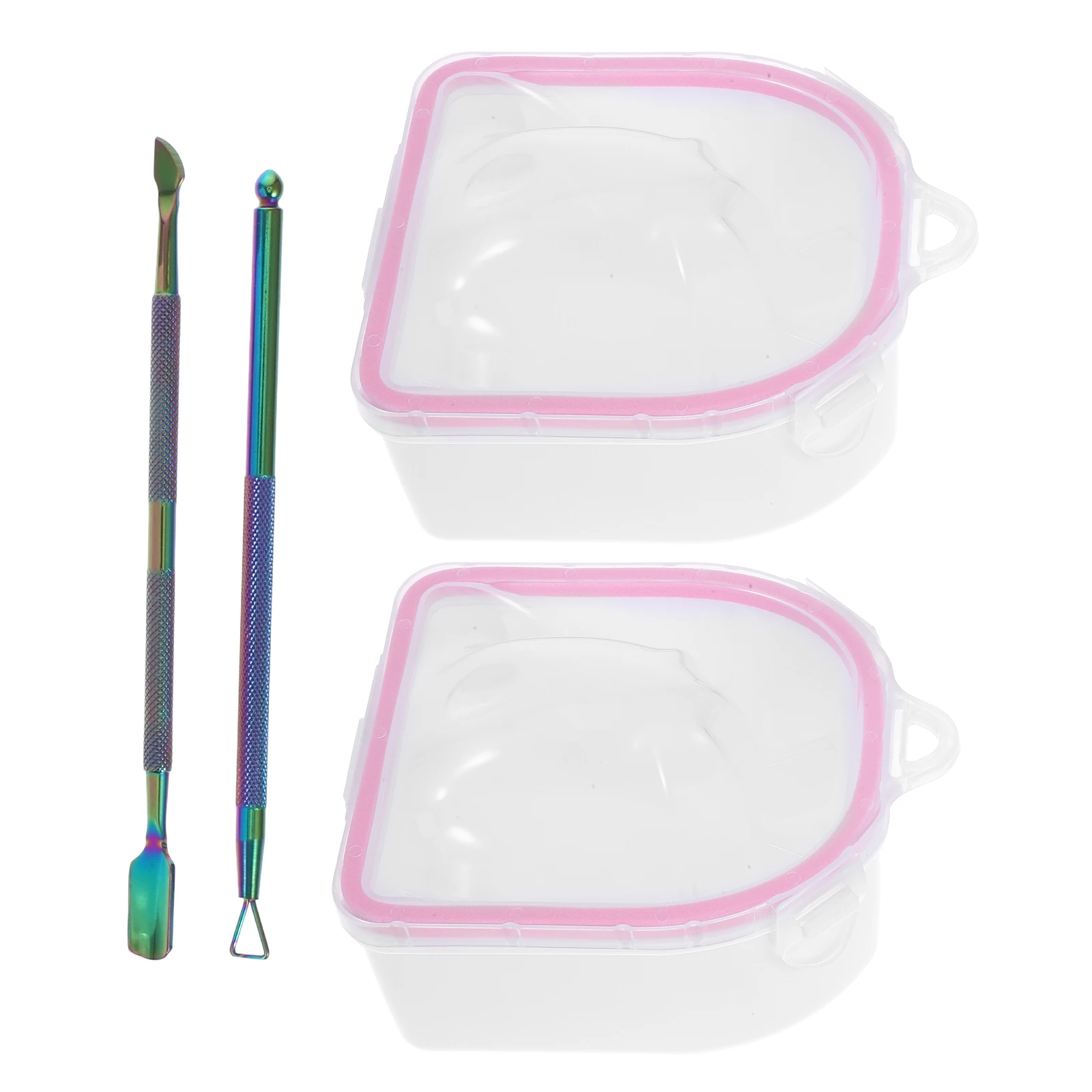 

1 set Nail Soaking Bowl Manicure Spa Tools Hand Makeup Remover Blue Soften Cuticle Artificial Nail Removal Hand Care Treatment