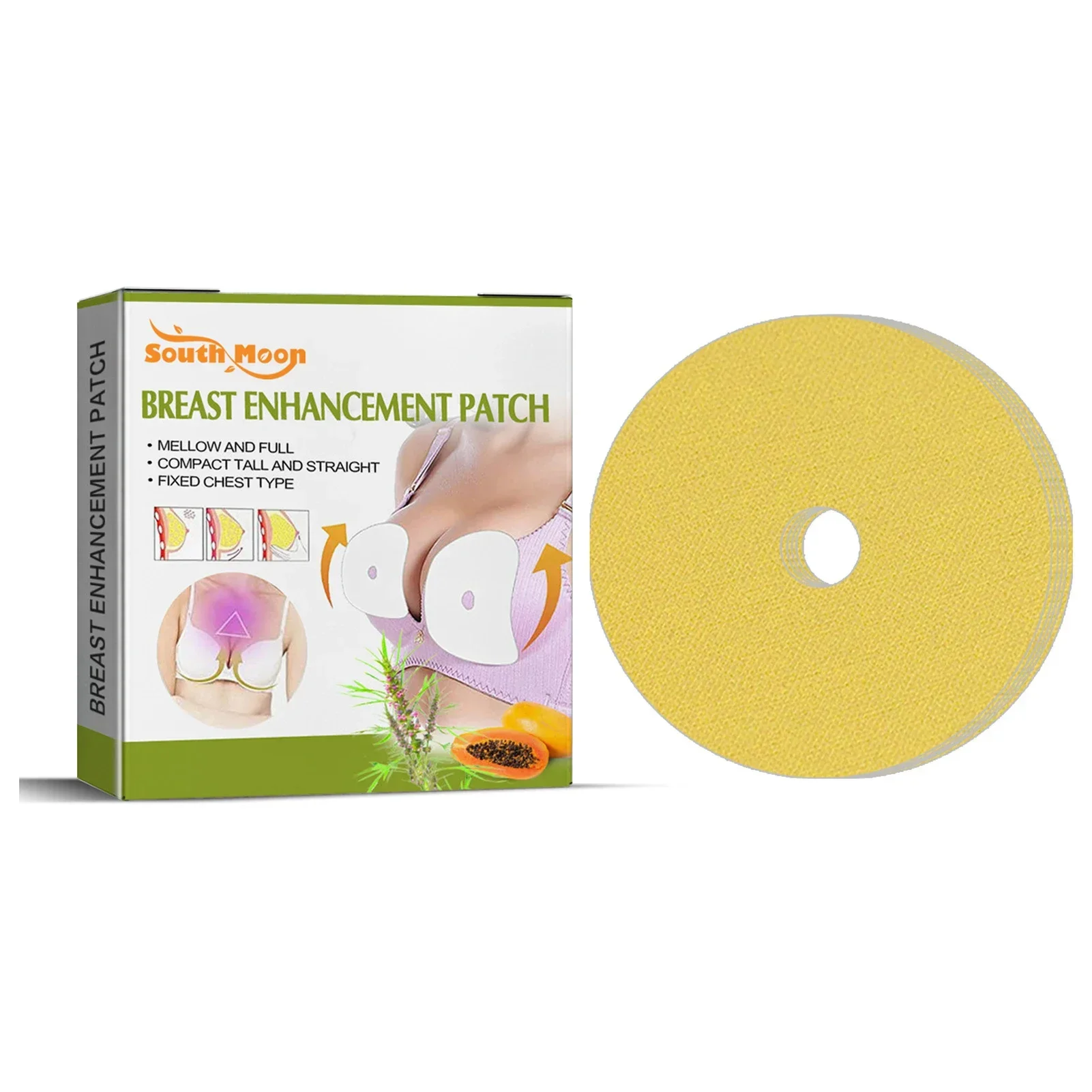 Patchs d'agrandissement du sein, rehausseur de poitrine, promotion de l'hormone, lifting raffermissant, croissance des seins, patch de massage repulpant, soin du buste, 10 pièces