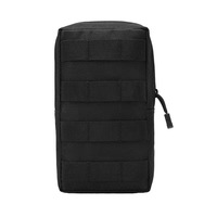 Outdoor Tactical Molle Waist Bag 1000D Oxford Black Storage Fanny Pack for Hunting Backpack Tactical Vest Attachment