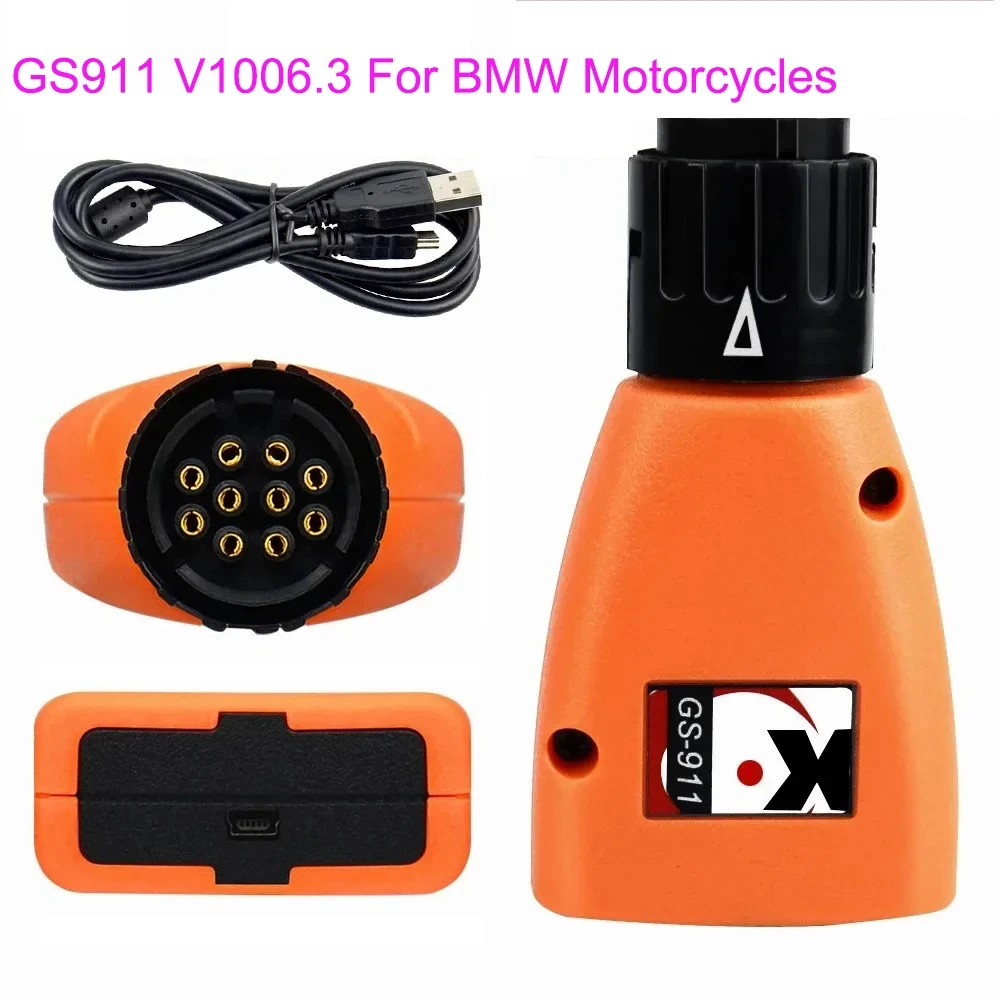 GS911 V1006.3 for B-M-W Motocycles Diagnostic Tool GS-911 Emergency Diagnostic Tool GS911 Engine Analyzer OBD Scanner