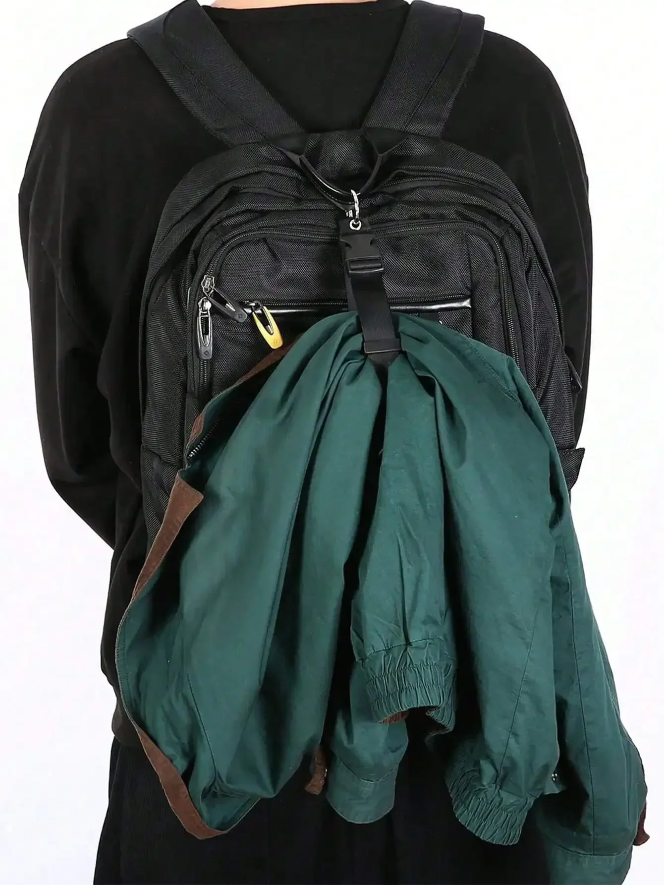 Draagbare anti-diefstal bagageriem Duurzame buitengesp Heren Dames Rugzakclip Must-have Reiscadeautas Tags voor bagage
