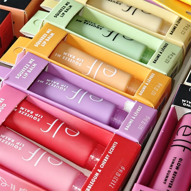 Hot Elf Long-lasting Moisturizing Fruit Lip Balm Set Lip Gloss Lipstick Makeup Liquid Foundation Fair 0.5 Primer Pre Makeup Gel