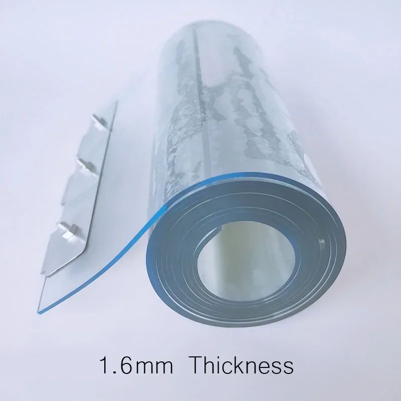 Indoor and Outdoor Transparent Air Conditioning Soft Curtain Strip, Screen, Insulation Windproof PVC Door Curtain Strip,