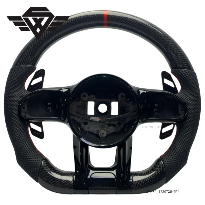 

Steering Wheel Fit for Mercedes Benz 809 AMG E63 809 223Y W205 Real Carbon Fiber Sport Style High Quality with Paddle Shifters