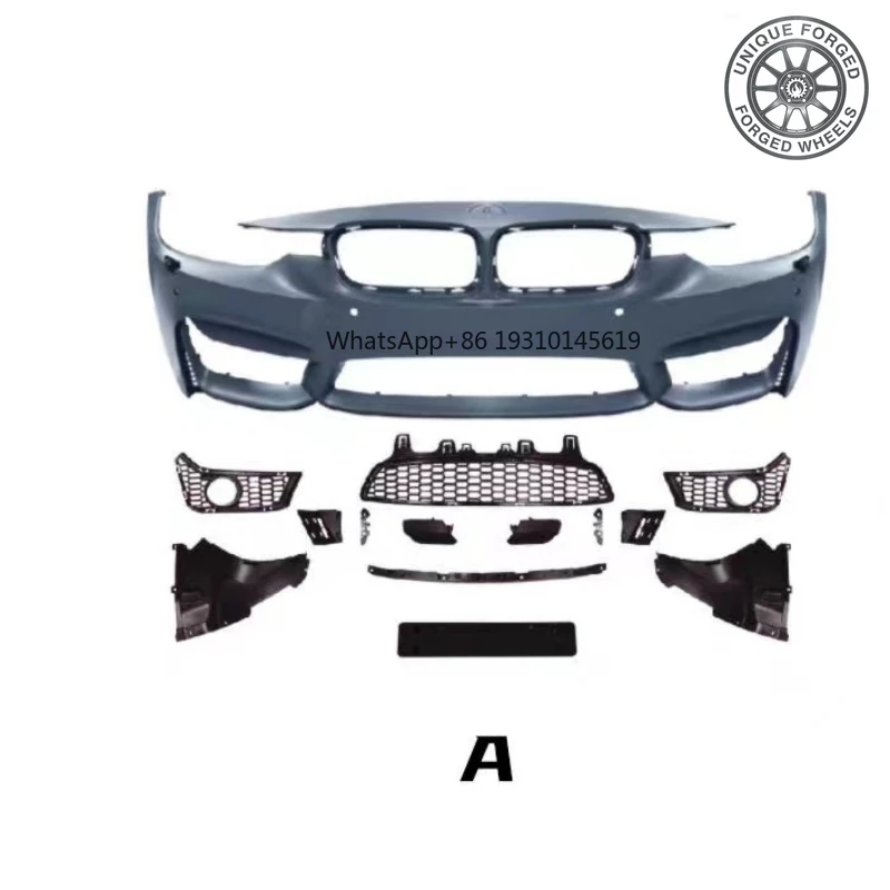 

2025 article vente chau 2012-2019 année pare-chocs voiture adapté 3 séries F30 mise à niveau F80 M3 Kit carrosserie