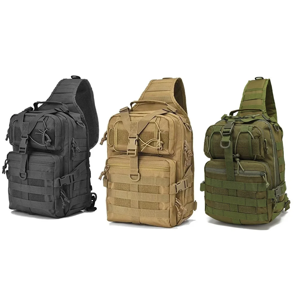 1PC Minimalist Sling Bag For Outdoor, Travel Shoulder Bag, Versatile Chest Bag Rucksack For Outdoor Hiking Cycling Backpack image 5