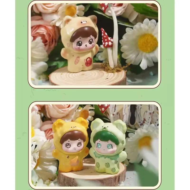 Boabao'S Dierenwinkel Serie Lente Uitje Speelgoed Cartoon Leuke Mini Figuren Blind Box Mysterieuze Box Decoratie Model Pop Leuk Cadeau
