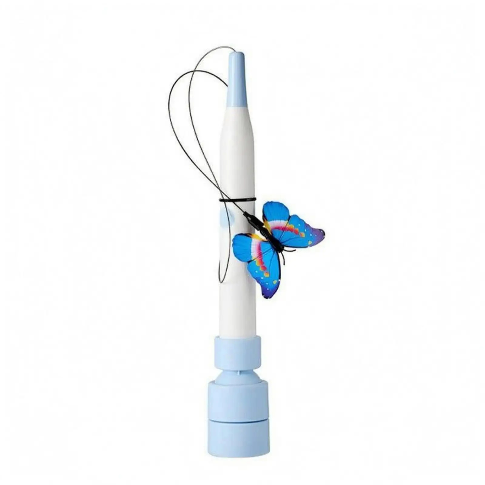 Reusable Power Feline Teaser Rod Toy Automatic Cat Teasing Toy Detachable