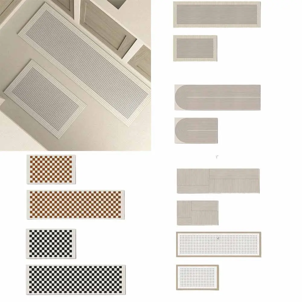 

2 шт./компл. водопоглощающий кухонный напольный коврик, прочный протираемый длинный напольный коврик, нескользящий коврик для ванной в японском стиле, столовая