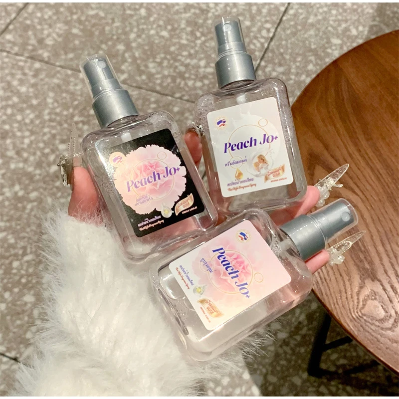 Damski perfumowany spray do ciała z motywem mlecznego kwiatu, bez alkoholu, zapach piwonii mlecznej, woda toaletowa, trwały urok, perfumy.