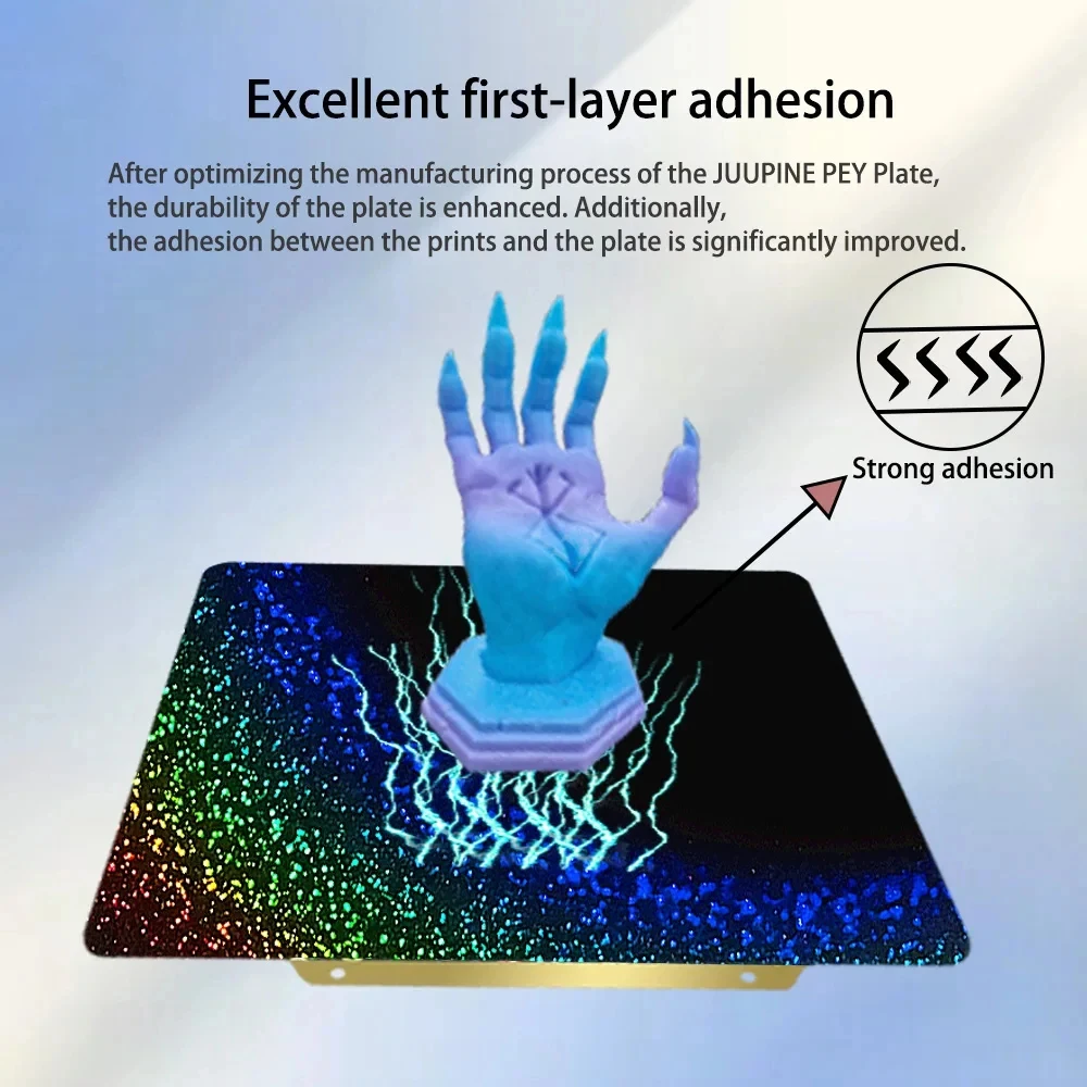Pei Blatt 180x180 Für KINGROON KP3S Pet Peo Pey Magnetische Bauplatte Federstahl 3D-Drucker Beheiztes Bett – Detail 4