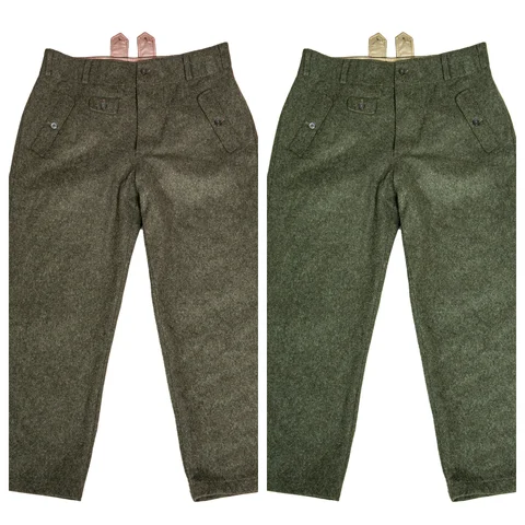 EMD WW2 스톤 그레이, 울, M44 바지
