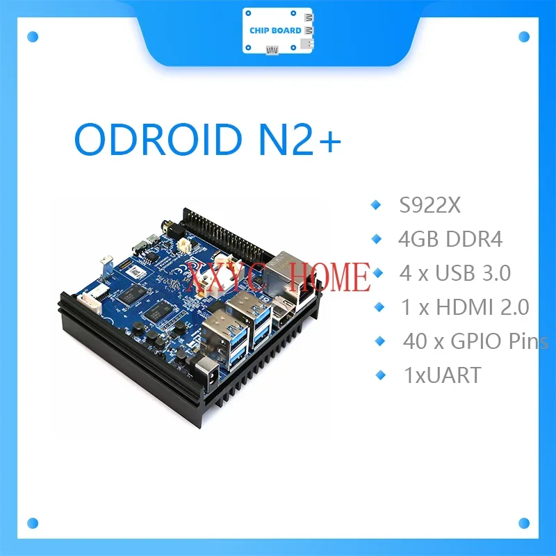 ODROID N2+ with  4GByte RAM For Developers S922X