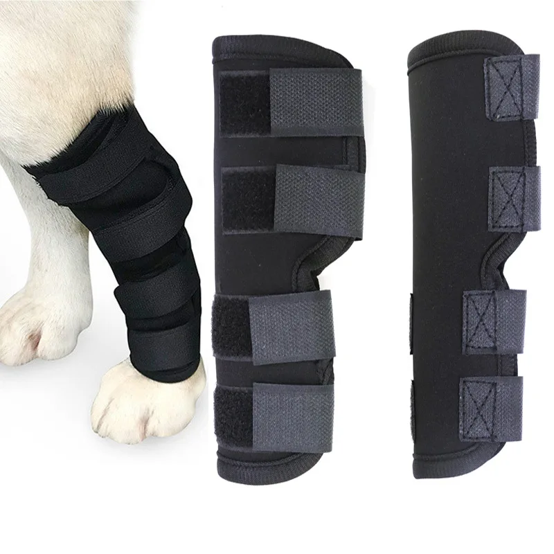 Pair of Pet Dog Kneepads, Dog Leggings, Pet Protective Gear, Dog Surgery Injury Protective Cover to Relieve Old Age Pain