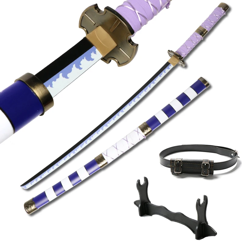 Roronoa Zoro Katana Trafalgar Law Rosso Gioco di ruolo Puntelli per costumi di Halloween 104 cm/41 pollici Riproduce ai modelli anime