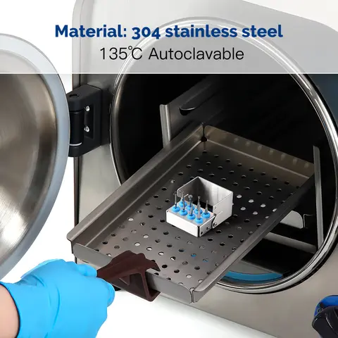 AZDENT 8/30 छेद वाला डेंटल बर होल्डर स्टेरिलाइज़र एंडो फ़ाइल डिसइंफ़ेक्शन बॉक्स ऑर्गनाइज़र 135°C ऑटोक्लेवेबल स्टेरिलाइज़ेबल लैब टूल्स 10 best sales दंत चिकित्सा उपकरण आयोजक - №1