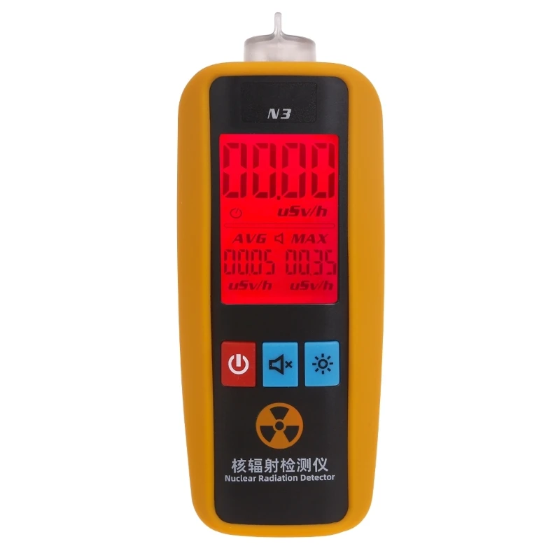 

Radiation Monitors Radiation Level Portable Nuclear Detectors Miniature Nuclear Radiation Tester Meter for Safety