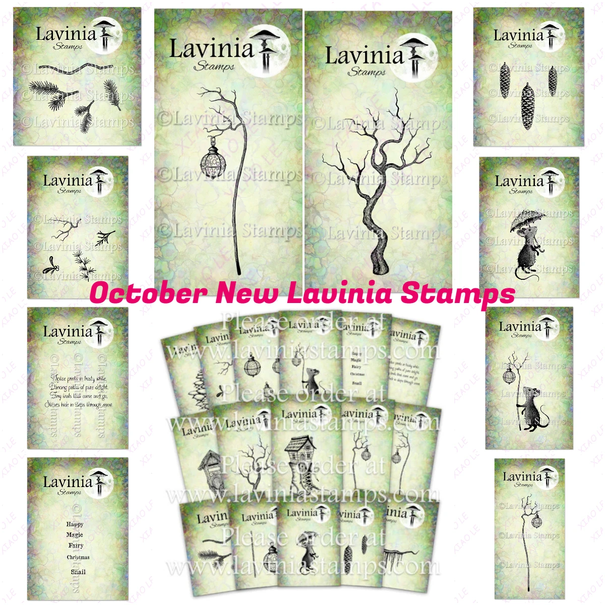 

Christmas New Stamps Winter Foliag The Faelight Chronicles Collection Clear Stamps for DIY Scrapbook Paper Card Craft Template