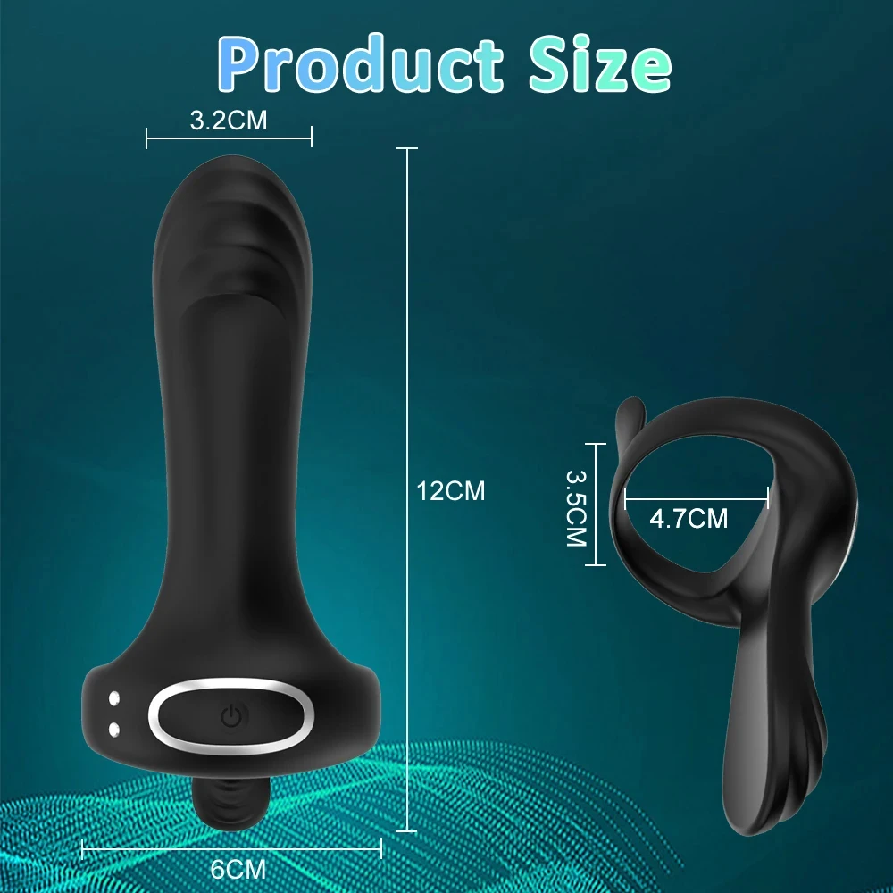 APP خاتم الديك هزاز للرجال التحكم عن بعد تدليك البروستاتا الذكور تأخير القذف القضيب الدائري ألعاب الجنس الكبار