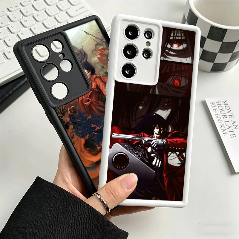 Alucard Helsing Phone Case For Samsung S25 S26 FE S23 S22 Ultra Galaxy S21 S20 Plus S24 FE Cover Coque Shell Protective