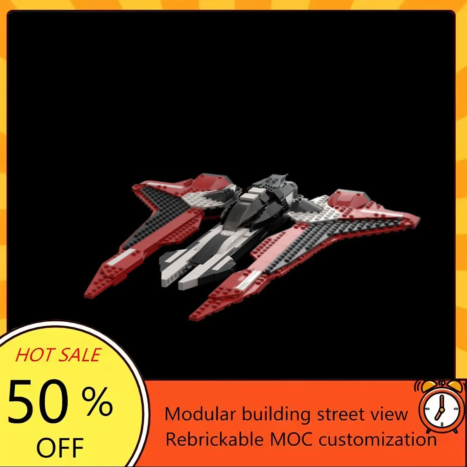 

689PCS Popular Space War Movie Model MOC Building Bricks Spaceship Modular Technology Gifts Holiday Assemble Children Toy Suit